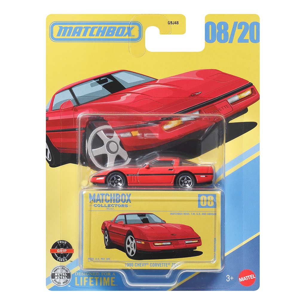 imagen de Matchbox Collectors: 1990 Chevy Corvette Zr1 coche de colección en caja 1/64 - Mattel 1