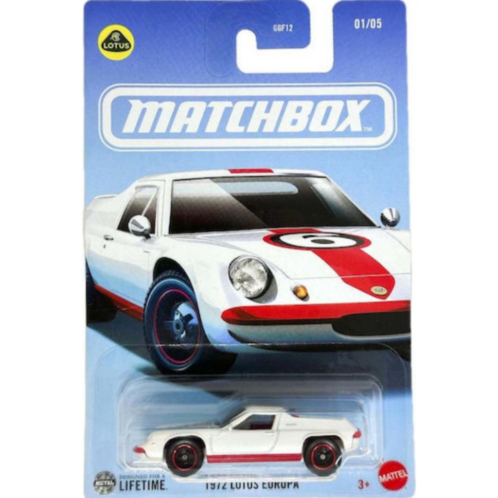 imagen de Matchbox: Icónico coche pequeño Lotus Europa 1972 1/64 - Mattel 1