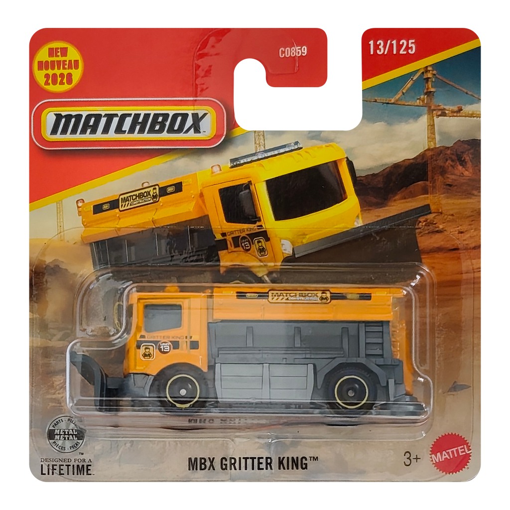 imagen de Matchbox: MBX Gritter King máquina de trabajo cochecito 1/64 - Mattel 1