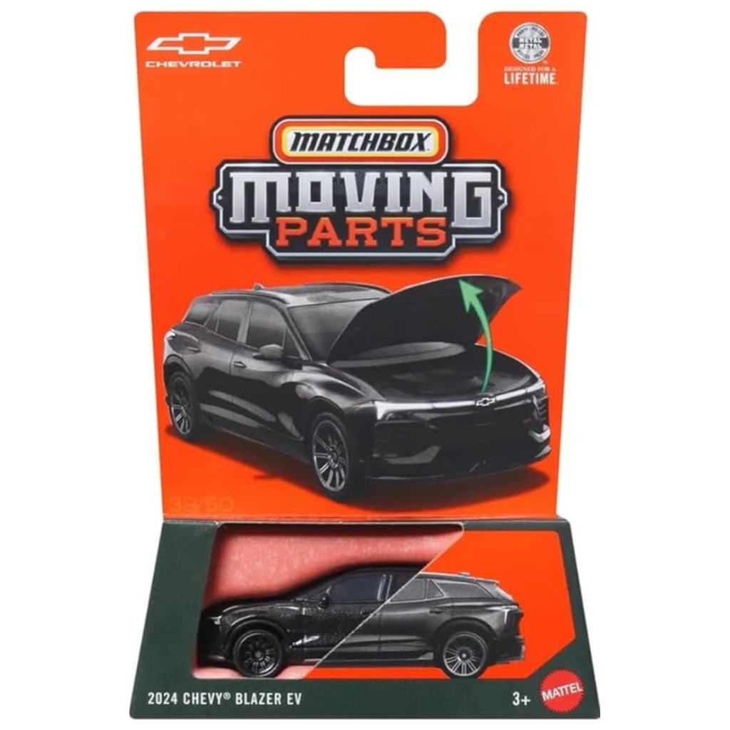 imagen de Matchbox Moving Parts: 2024 Chevy Blazer EV coche pequeño abatible 1/64 - Mattel 1