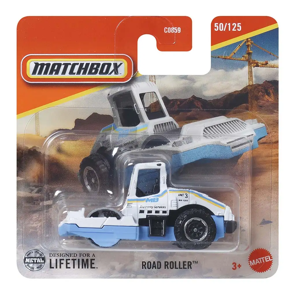 imagen de Matchbox: Rodillo de carretera cochecito 1/64 - Mattel 1