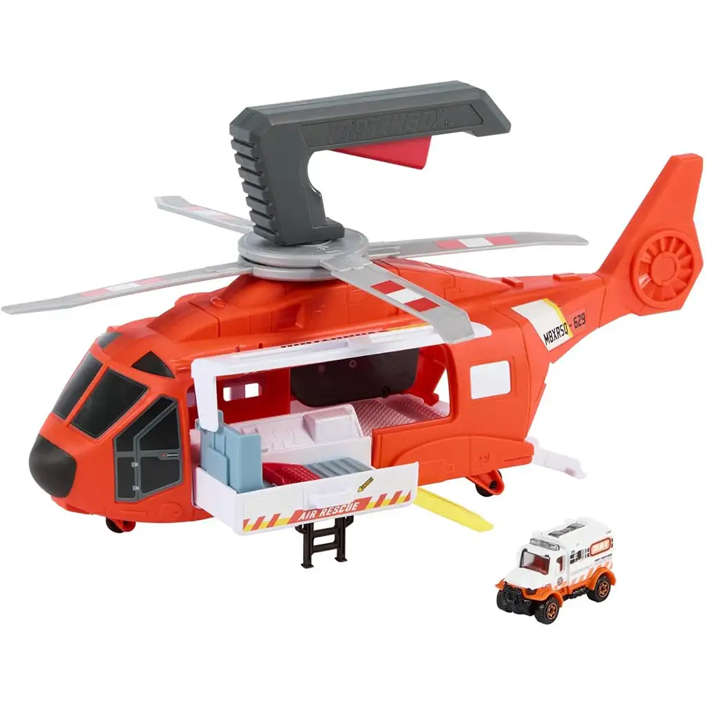 imagen de Matchbox: Set de helicóptero - Mattel 2