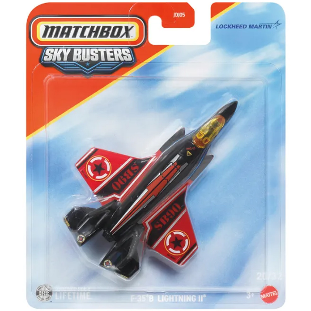 imagen de Matchbox Sky Busters: F-35 B Lightning II modelo de avión 1/64 – Mattel 1