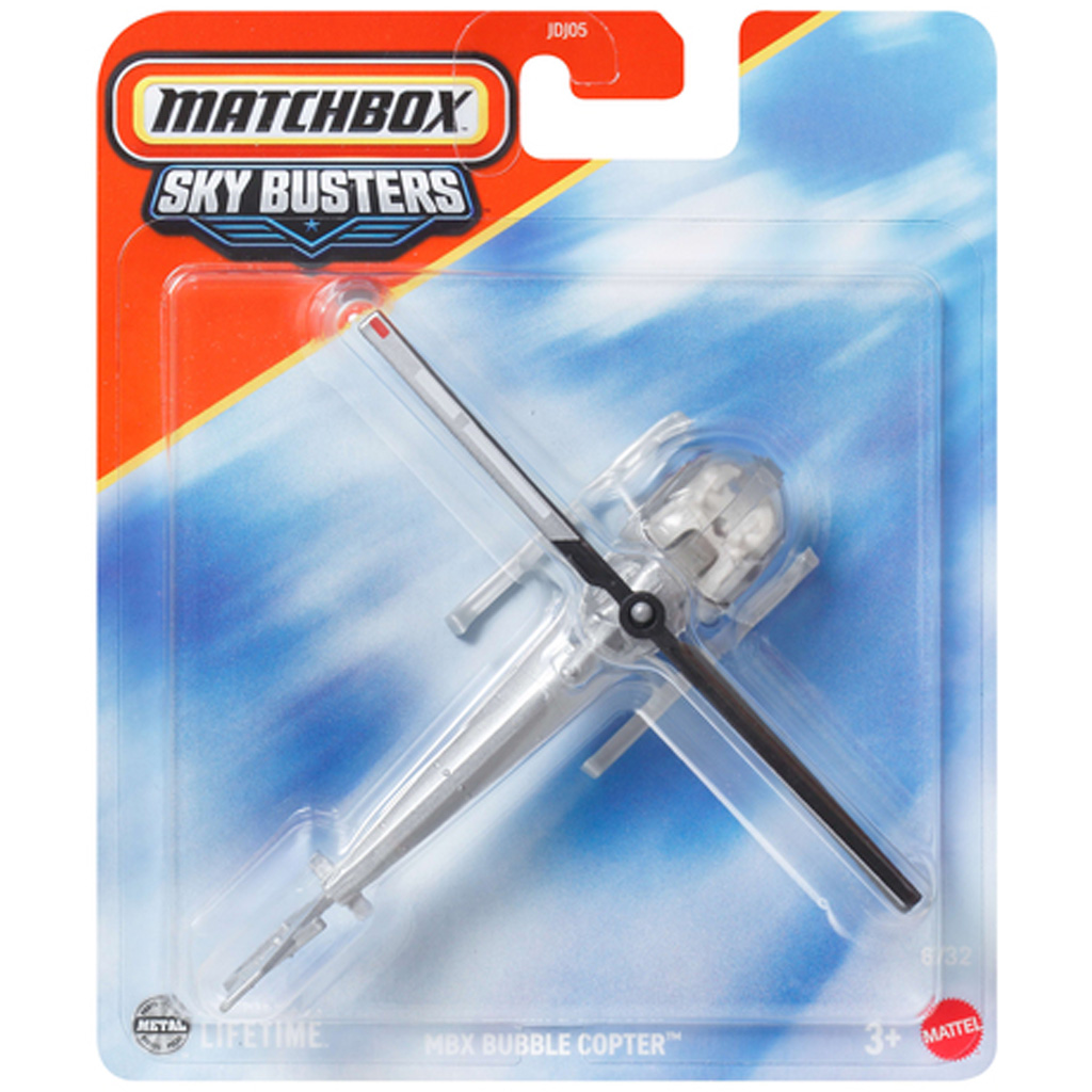 imagen de Matchbox Sky Busters: MBX Bubble Copter modelo de avión 1/64 – Mattel 1