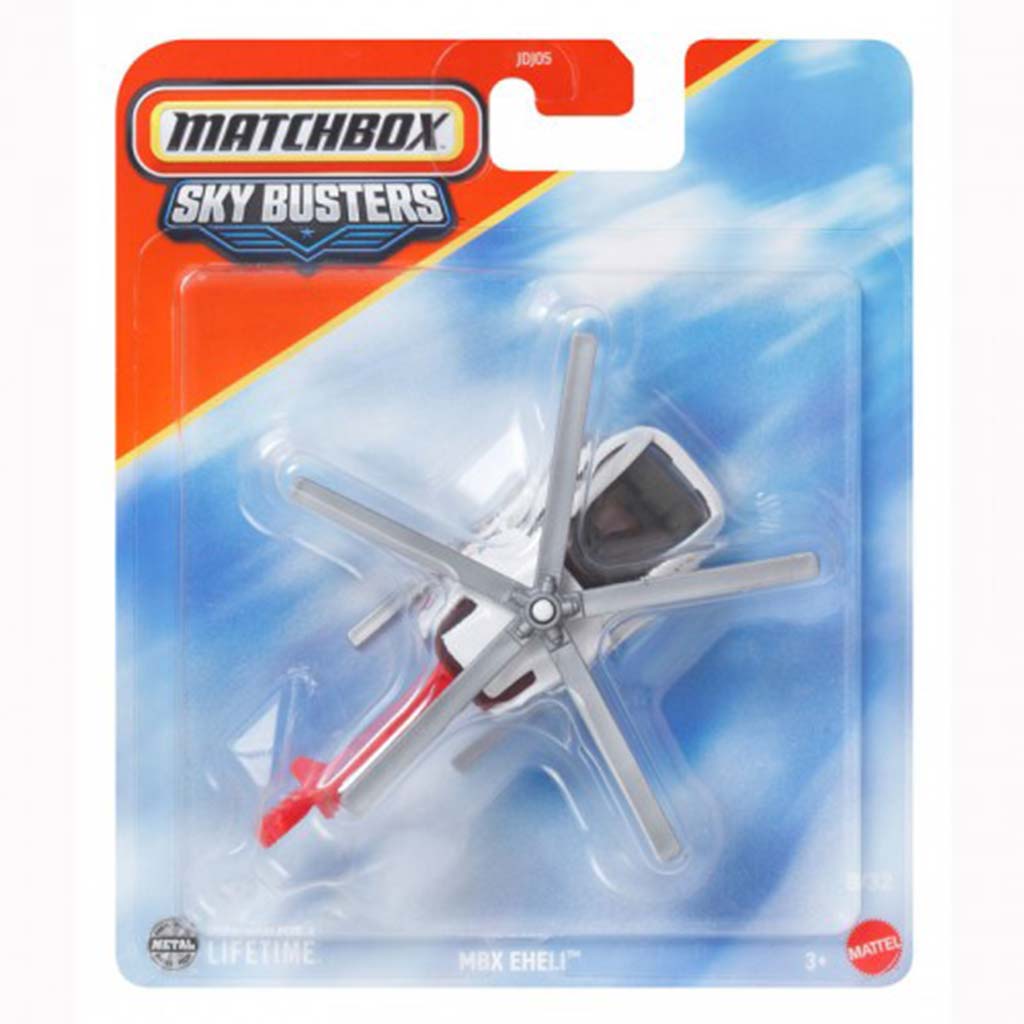 imagen de Matchbox Sky Busters: MBX Eheli helicóptero modelo 1/64 - Mattel 1