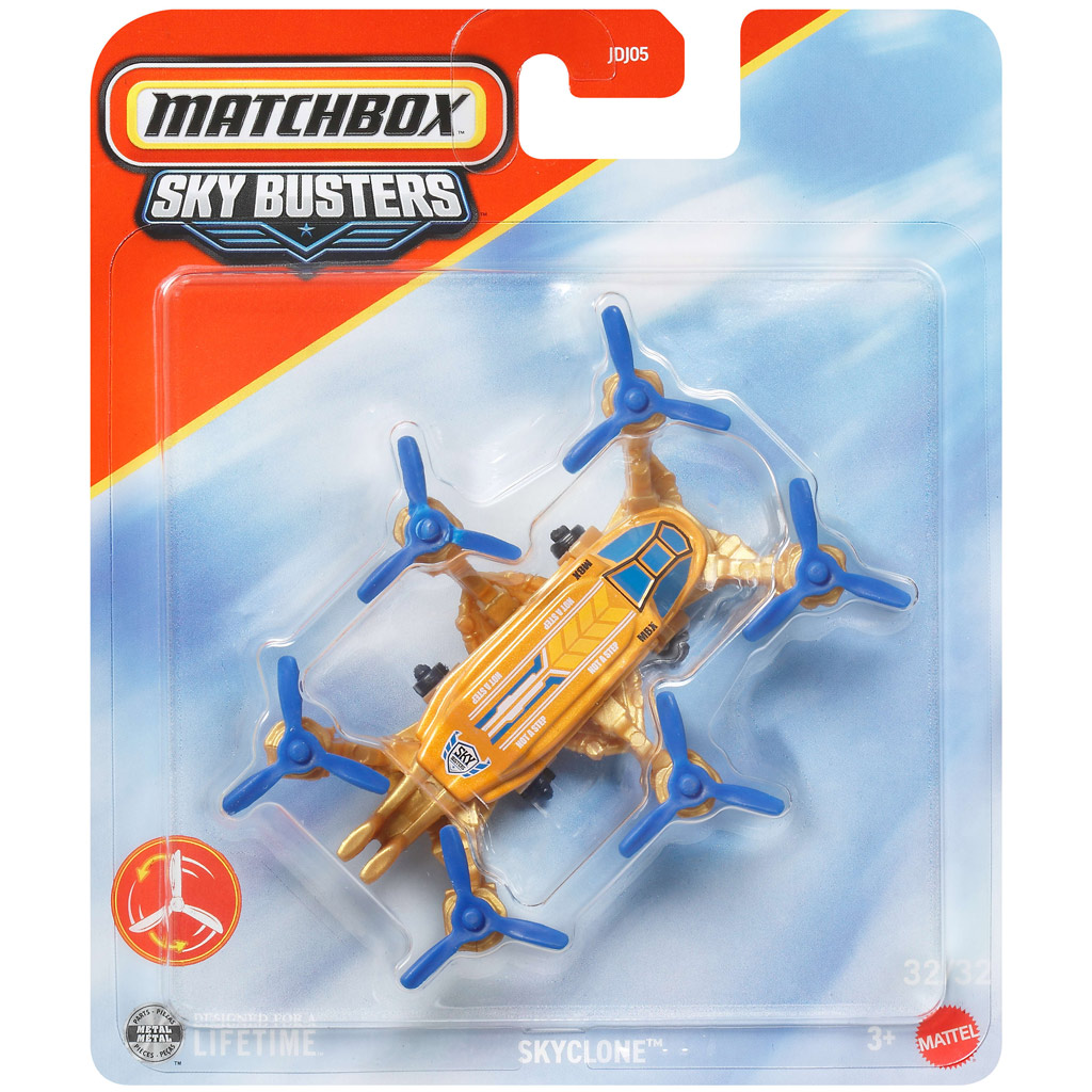 imagen de Matchbox: Sky Busters Skyclone avión 1/64 – Mattel 1