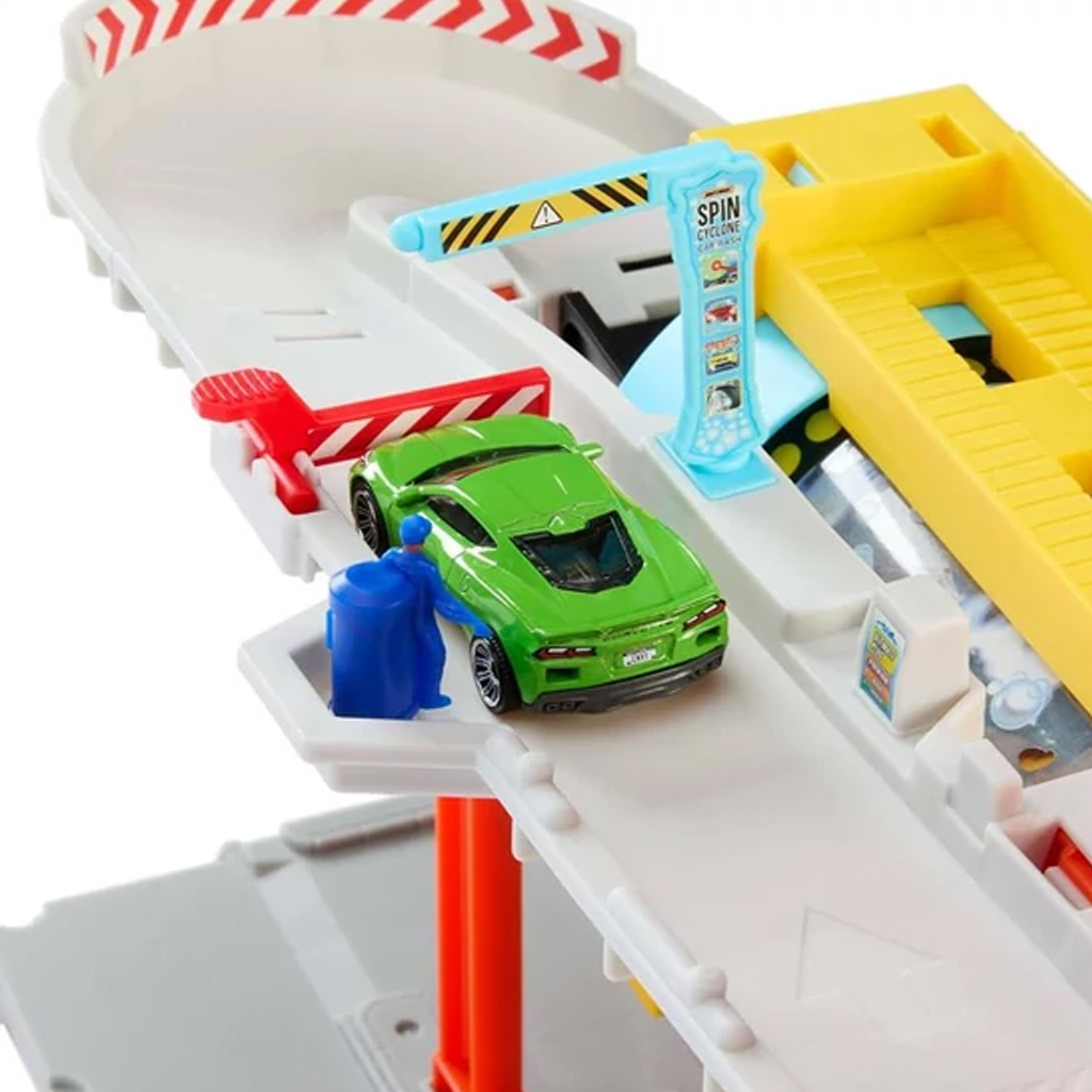 imagen de Matchbox: Spin Cyclone set de lavado de autos – Mattel 3