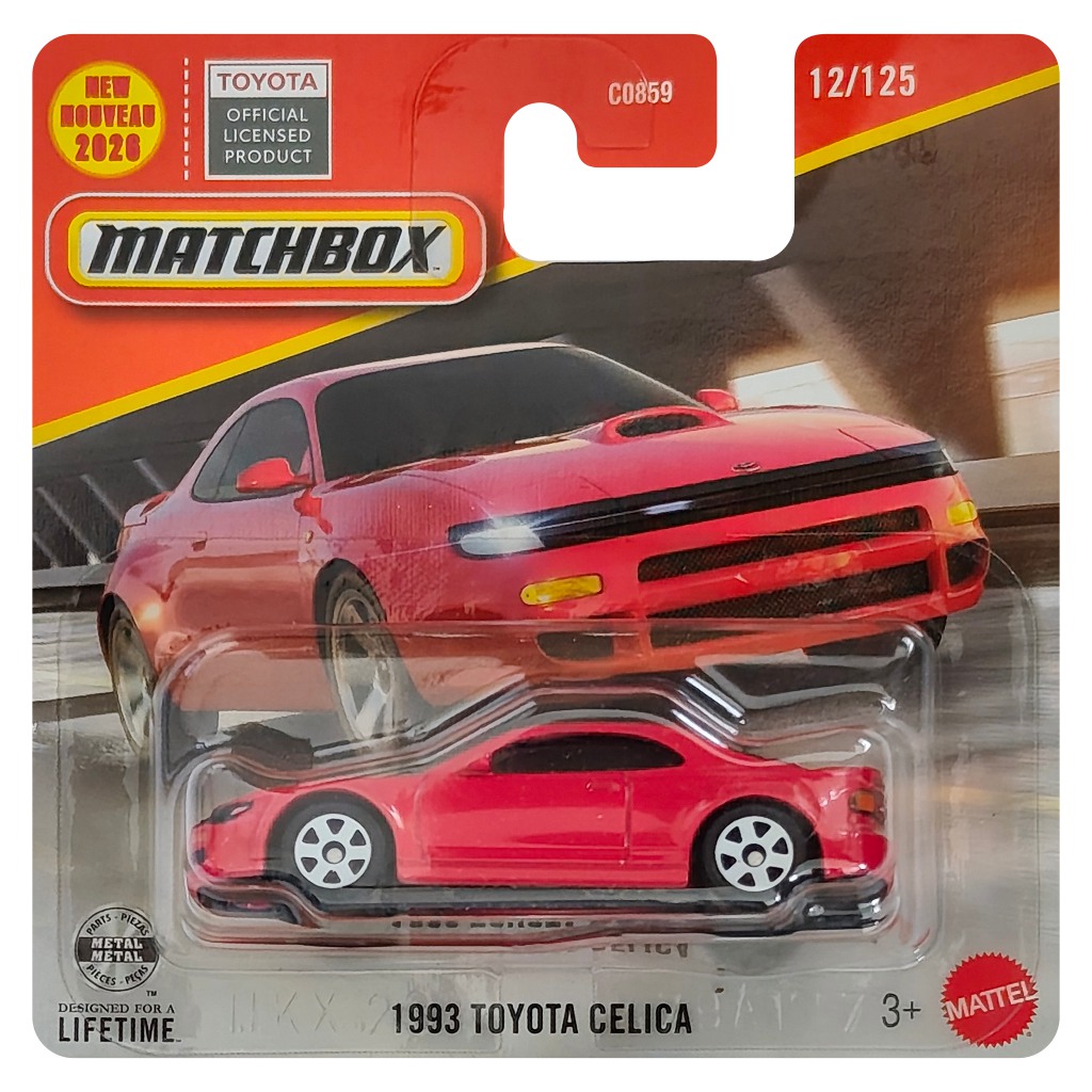 imagen de Matchbox: Toyota Celica 1993 coche pequeño 1/64 - Mattel 1
