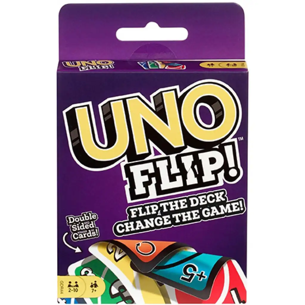 imagen de Mattel: UNO Flip! juego de cartas 1
