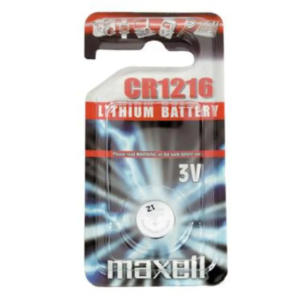 imagen de Maxell: Batería de litio alcalina CR1216 1ud en blister 1