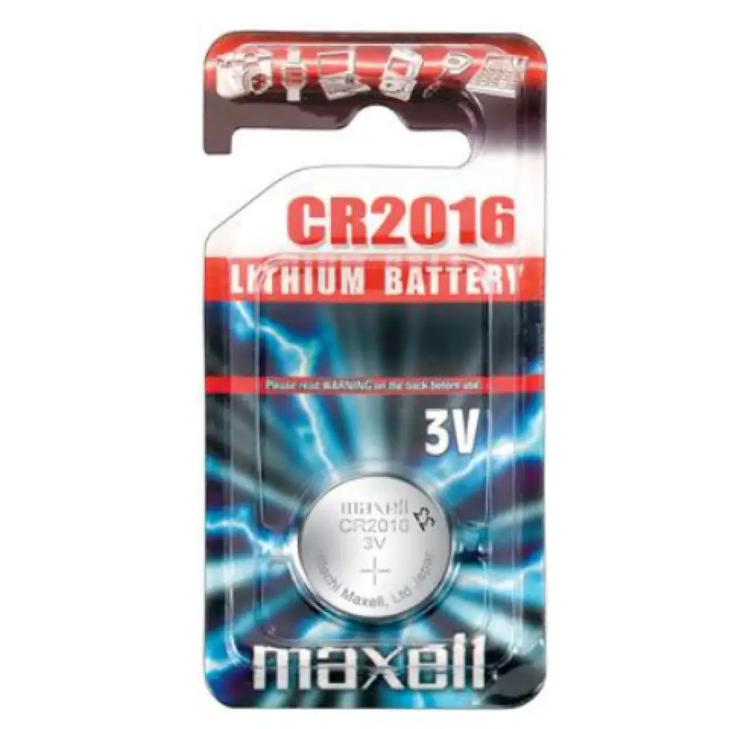 imagen de Maxell: Batería de litio alcalina CR2016 1ud en blíster 1