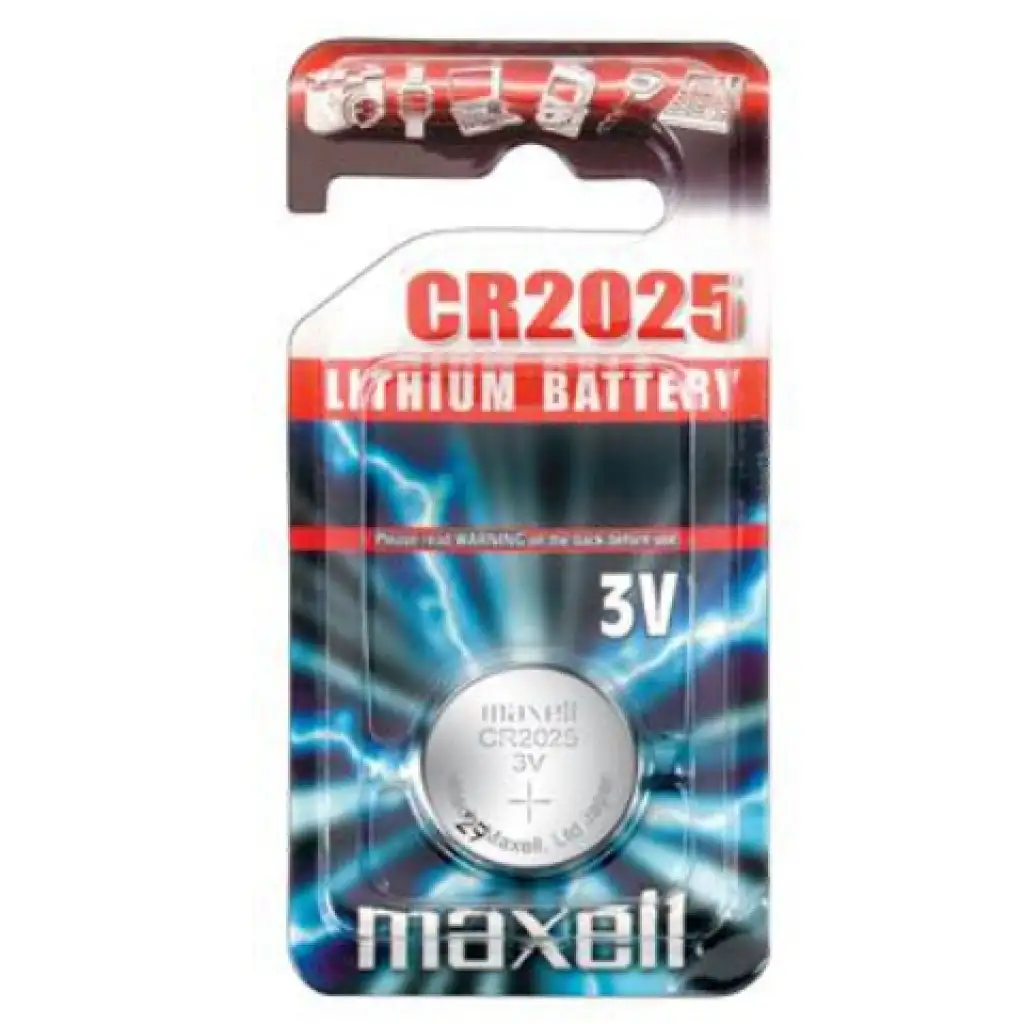 imagen de Maxell: Batería de litio alcalina CR2025 1ud en blister 1