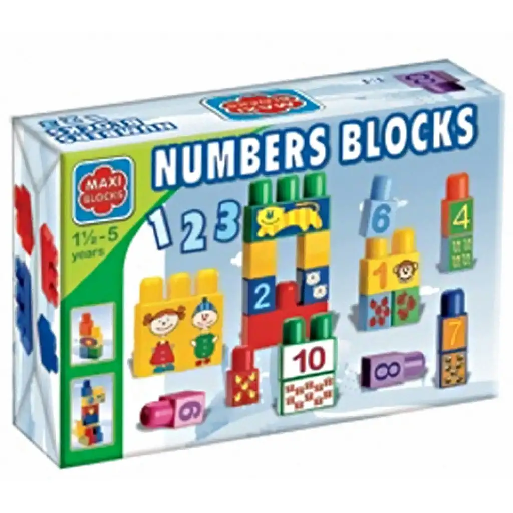 imagen de Maxi Blocks bloques de conteo con figuras - D-Toys 1