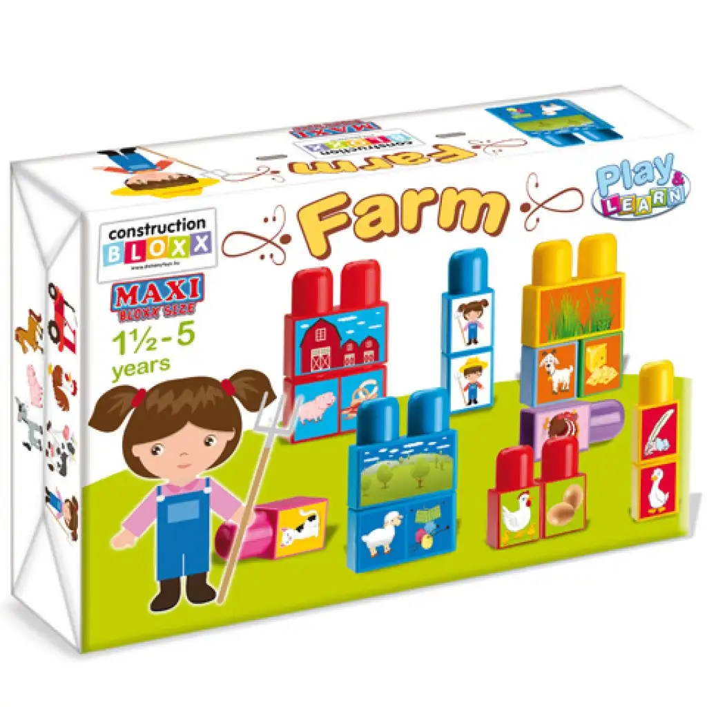 imagen de Maxi Bloks Farm juego de construcción 1