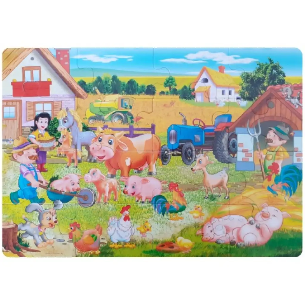 imagen de Maxi puzzle Animales de granja - D-Toys 2