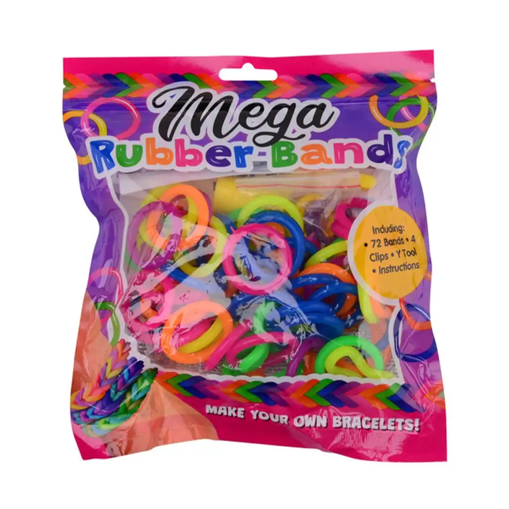imagen de Mega set de creación de pulseras de goma de 72 piezas 1