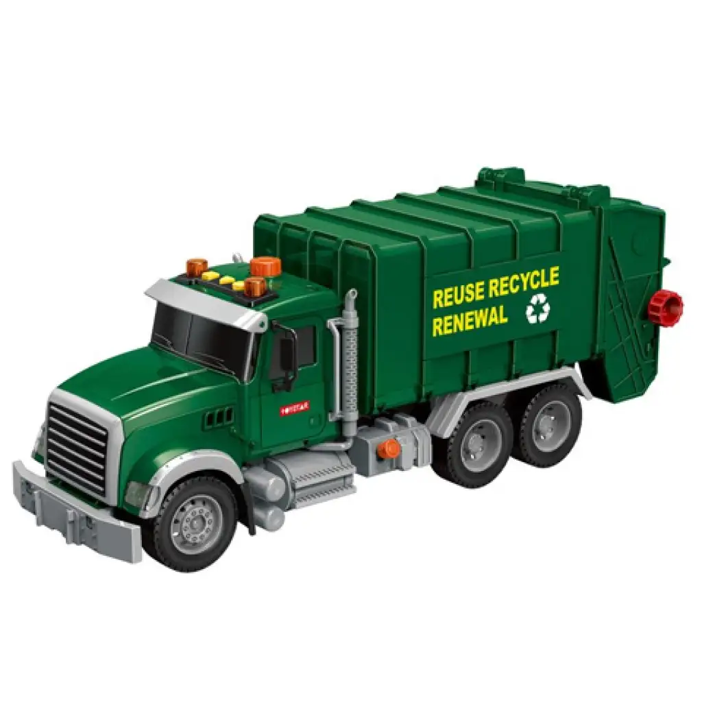 imagen de Mega Truck: Camión de recogida de residuos selectivos con luz y sonido 40x14x21cm 2