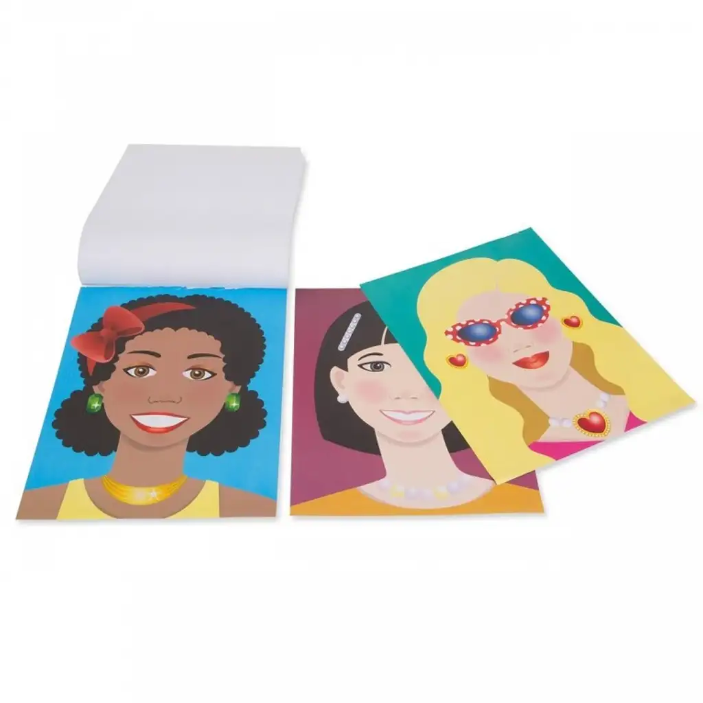 imagen de Melissa & Doug: Crea caras set creativo con pegatinas 2