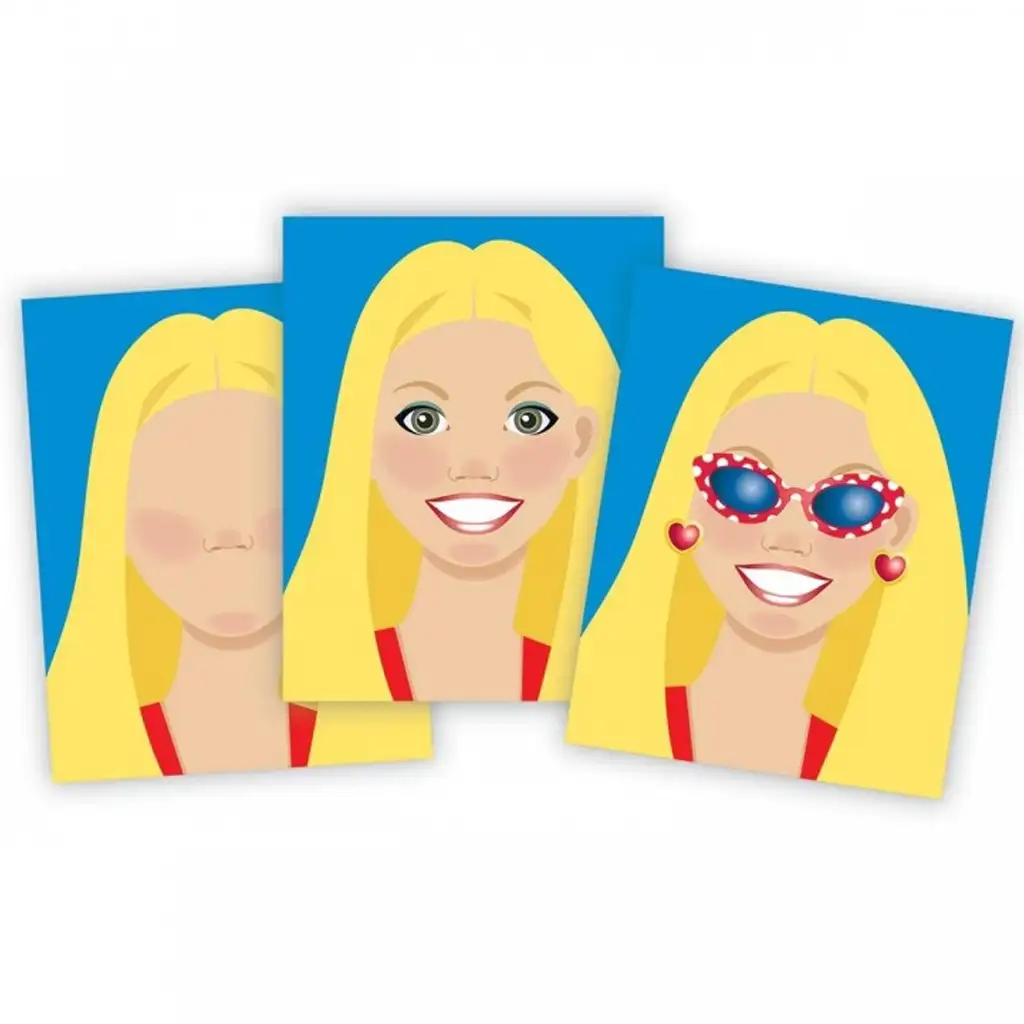 imagen de Melissa & Doug: Crea caras set creativo con pegatinas 3