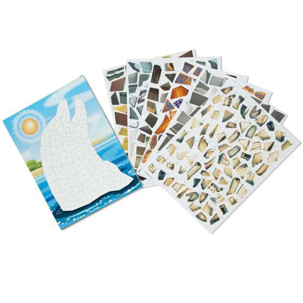 imagen de Melissa & Doug: Cuaderno de pegatinas de mosaico del océano 2