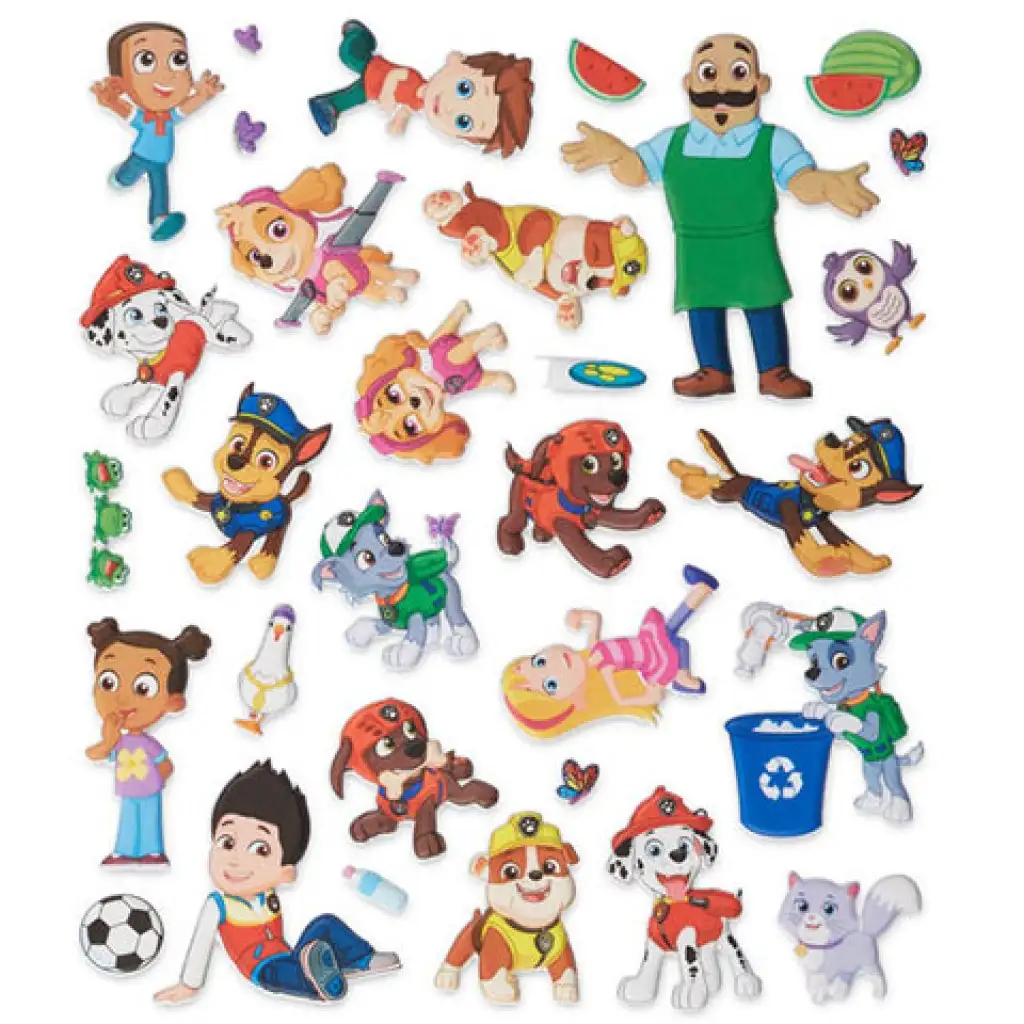 imagen de Melissa & Doug: Cuaderno de pegatinas esponjosas de Patrulla Canina 3