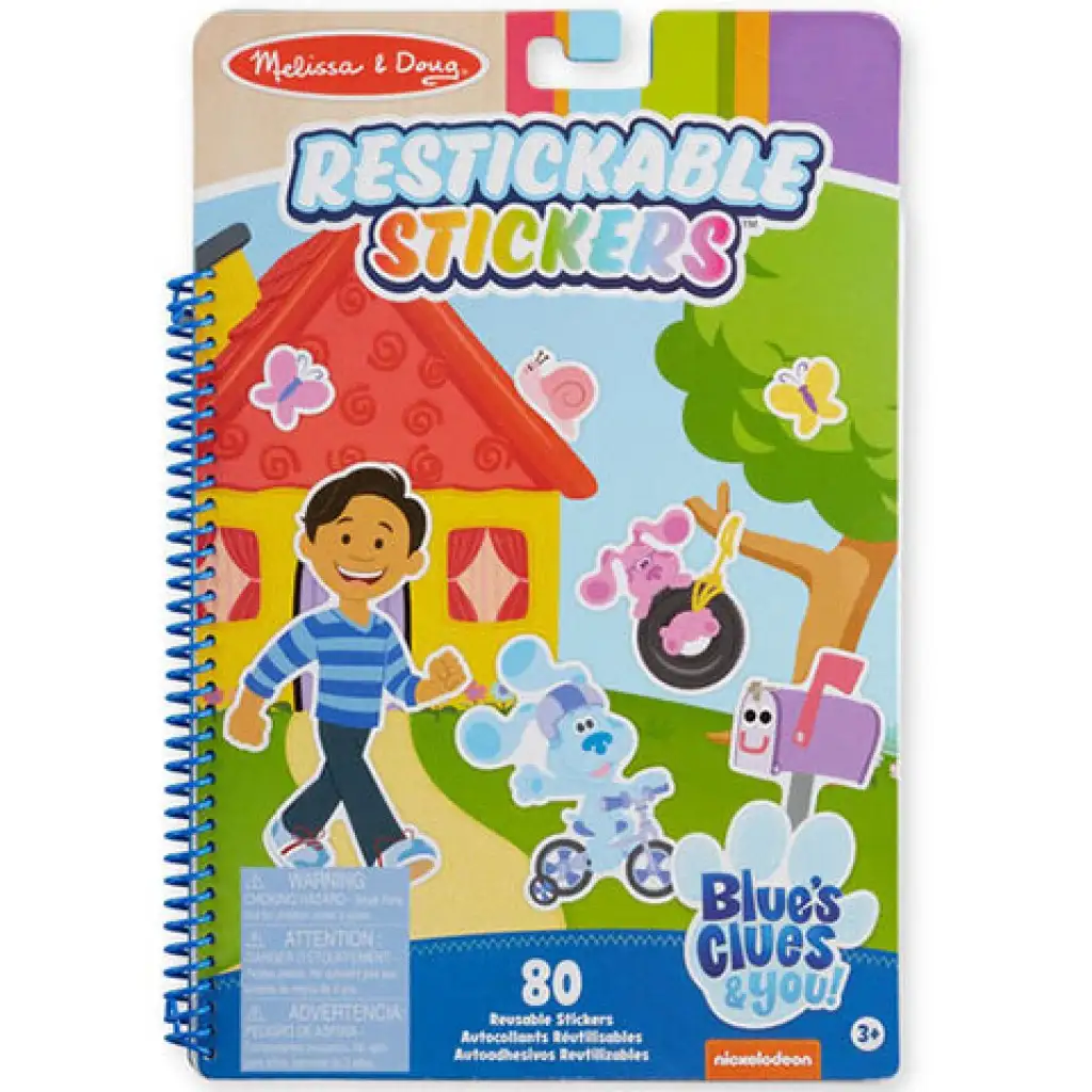 imagen de Melissa & Doug: Cuaderno de pegatinas reutilizables azul 1