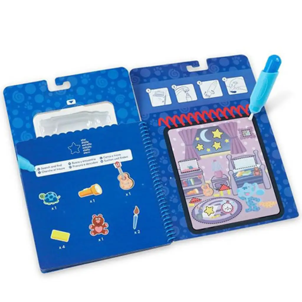 imagen de Melissa & Doug: Formas azules para dibujar con agua juego creativo 3