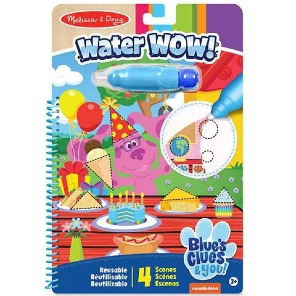 imagen de Melissa & Doug: Formas azules para dibujar con agua juego creativo 1