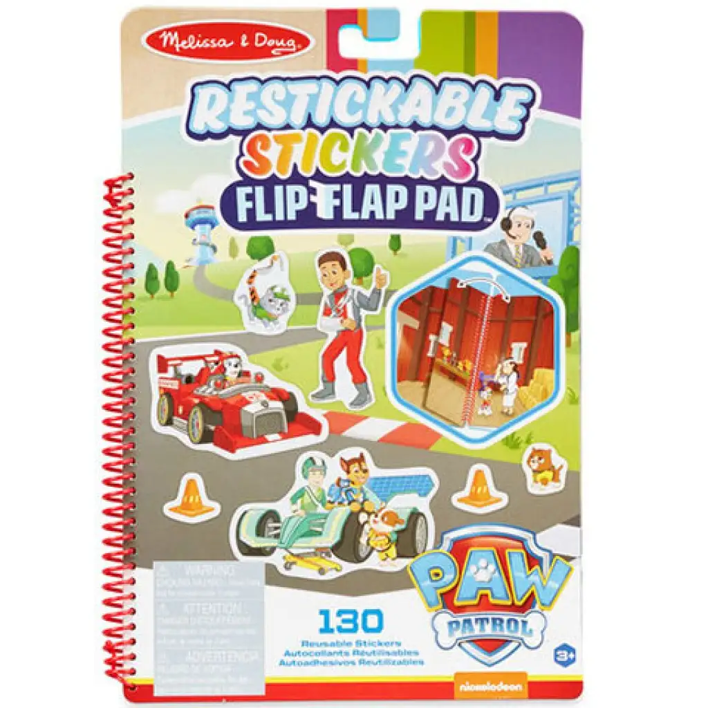 imagen de Melissa & Doug: Patrulla Canina Misión Clásica Cuaderno de Pegatinas Reutilizables 1