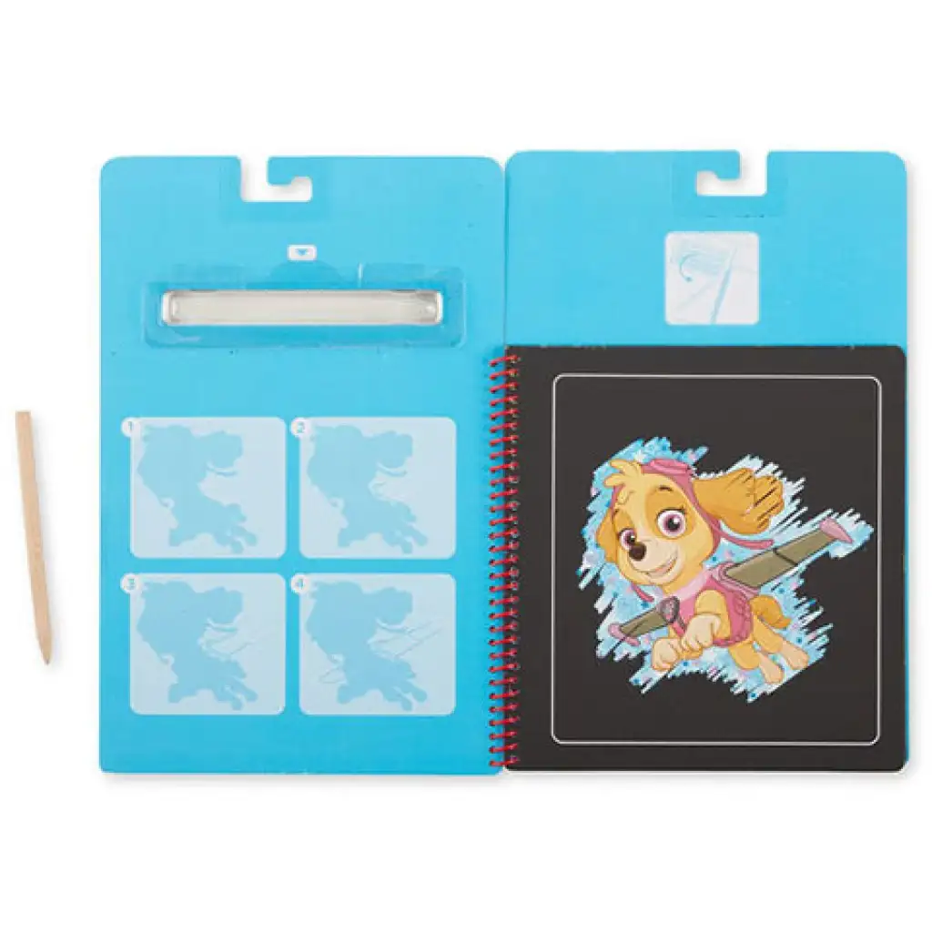 imagen de Melissa & Doug: Patrulla Canina Skye rasca y gana juego creativo 2