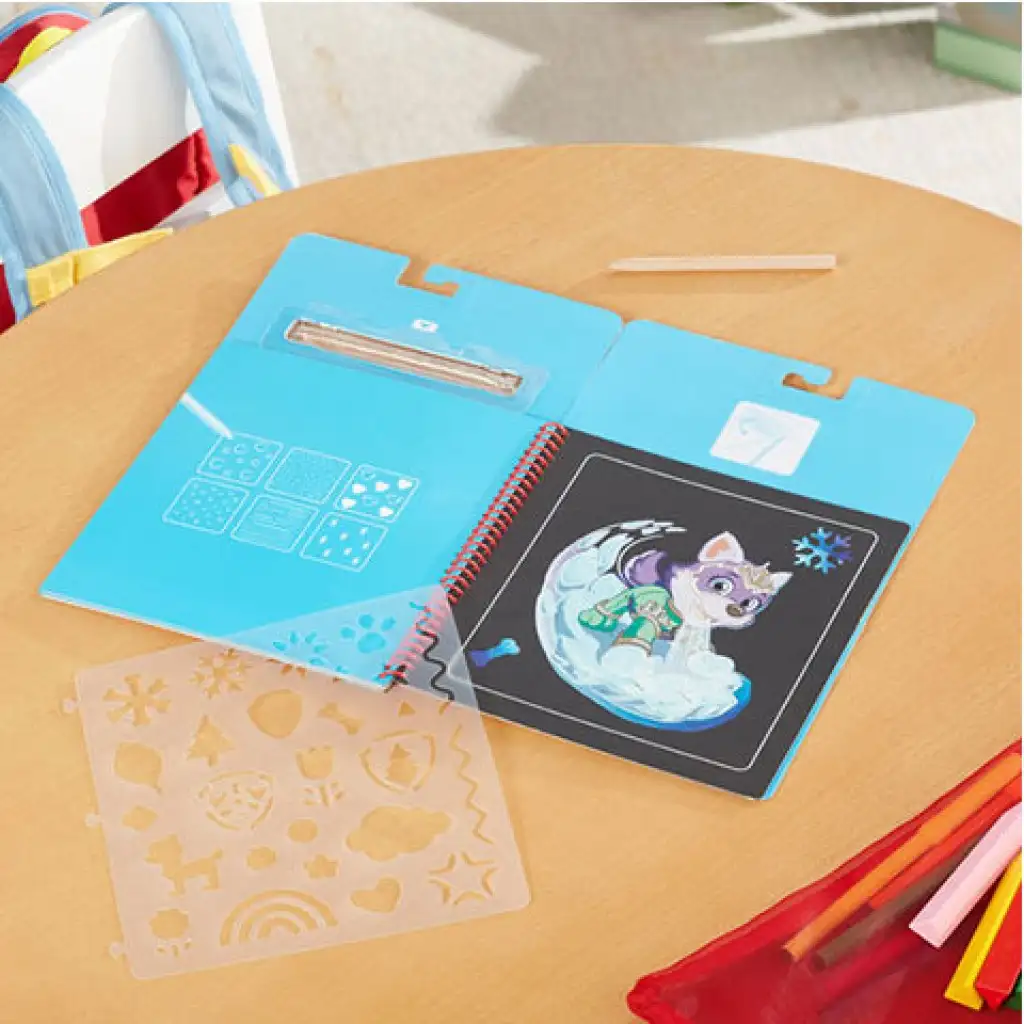imagen de Melissa & Doug: Patrulla Canina Skye rasca y gana juego creativo 3