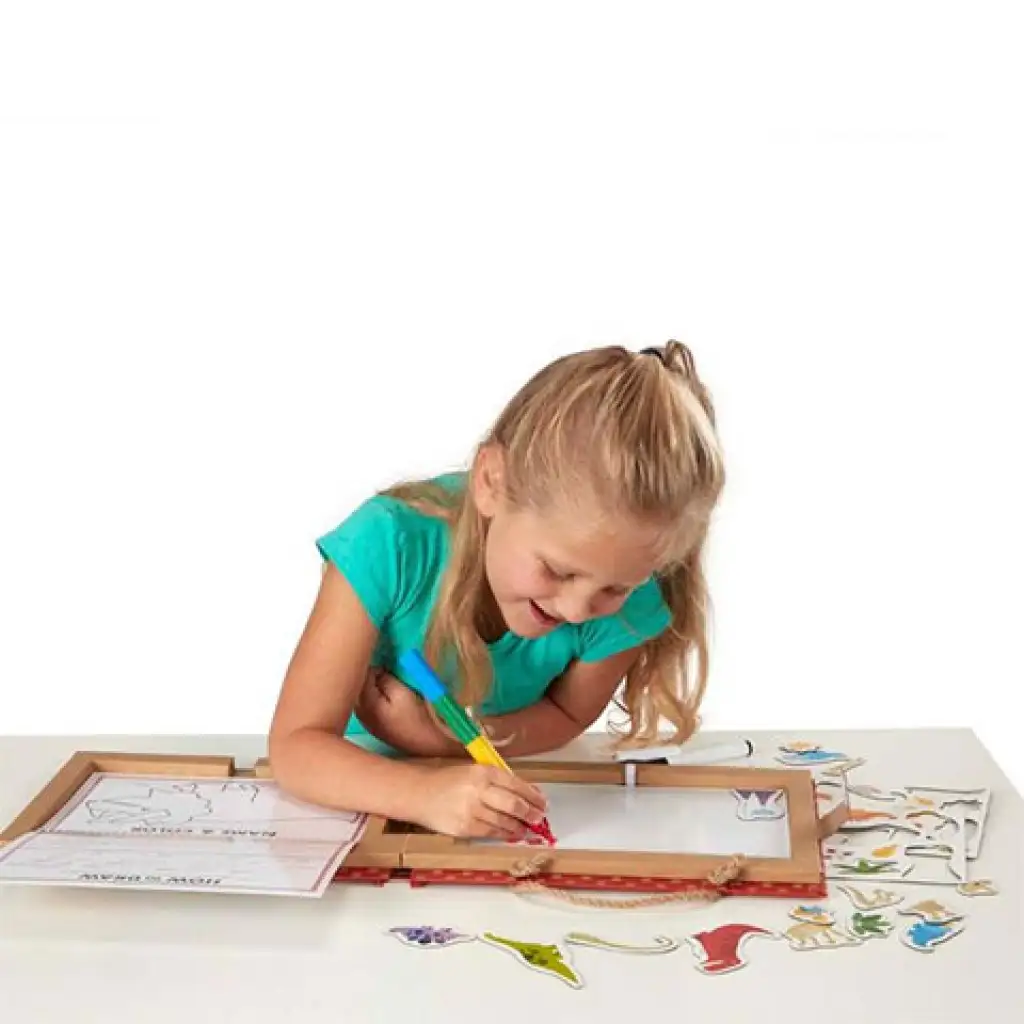 imagen de Melissa & Doug: Set de juego creativo y magnético borrable de dinosaurios 3
