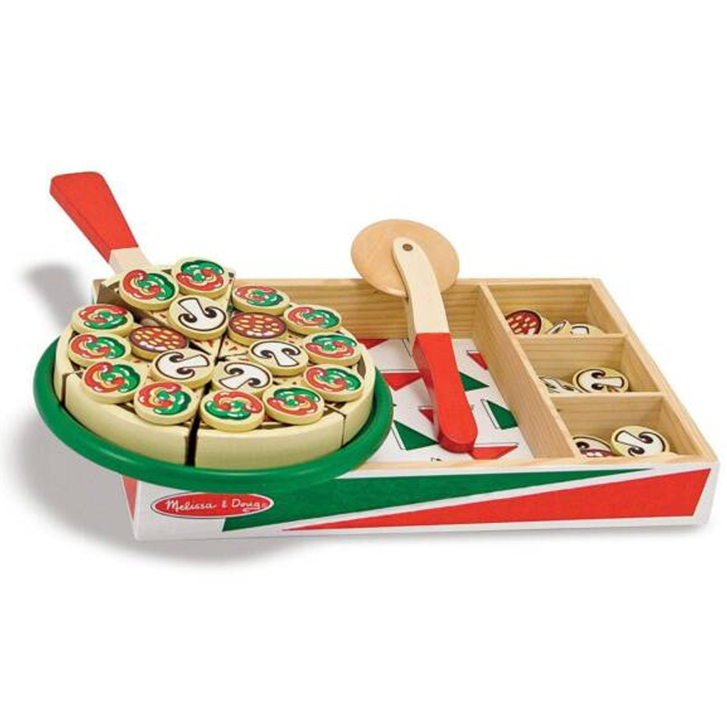 imagen de Melissa&Doug: Juego de pizza de madera - Spin Master 2