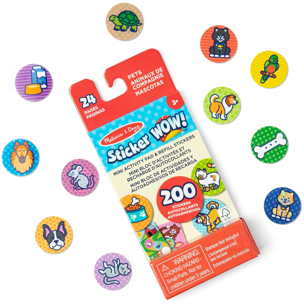 imagen de Melissa&Doug: Mini Sticker Wow! - Animales - Spin Master 2