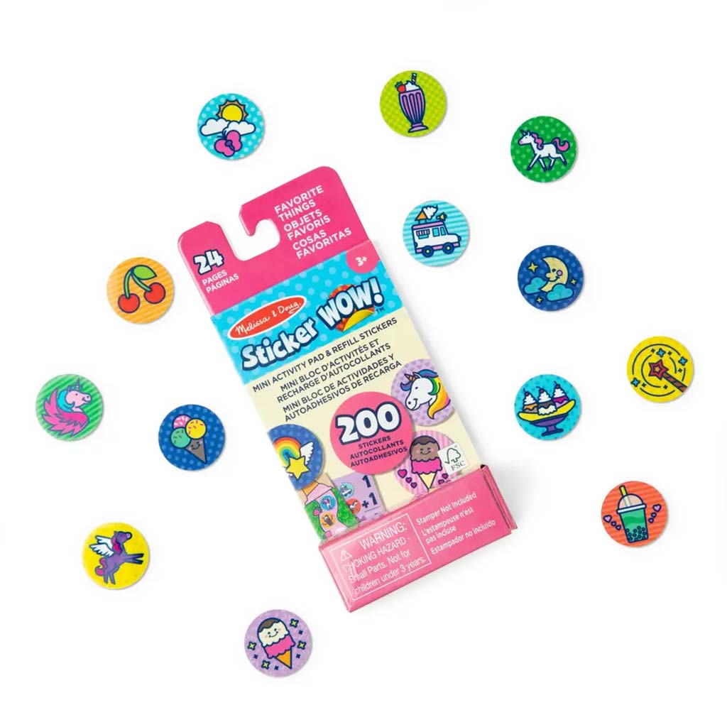 imagen de Melissa&Doug: Mini Sticker Wow! - Objetos favoritos - Spin Master 2