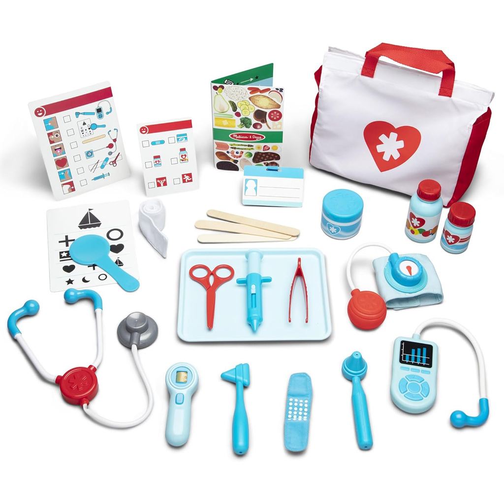 imagen de Melissa&Doug: Set de juego de doctor con maletín - Spin Master 2