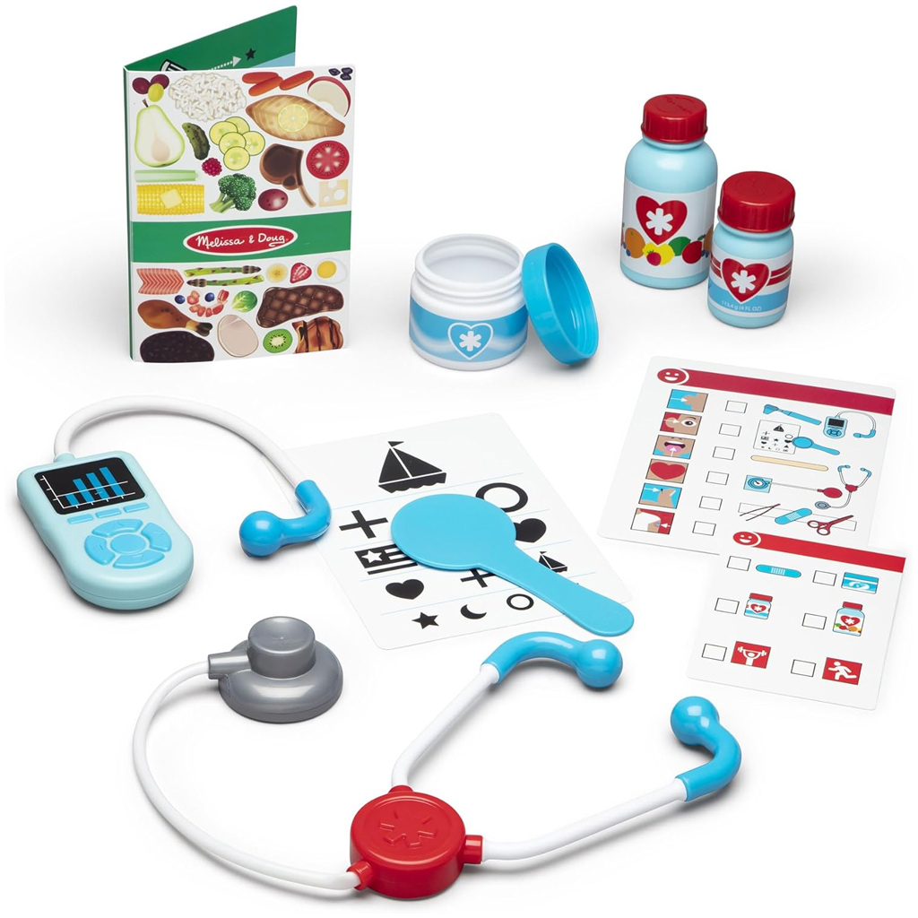 imagen de Melissa&Doug: Set de juego de doctor con maletín - Spin Master 3
