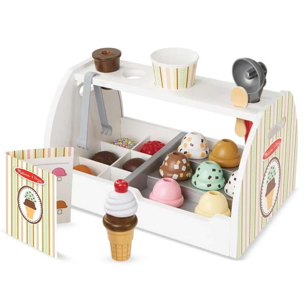 imagen de Melissa&Doug: Set de juego de heladería de madera - Spin Master 2
