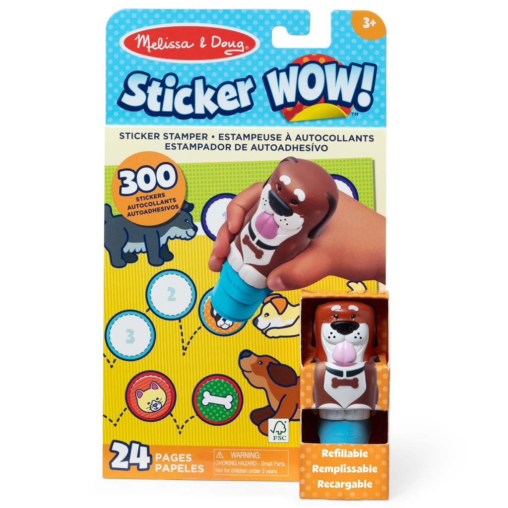 imagen de Melissa&Doug: Sticker WOW! Sello de pegatinas – Perro – Spin Master 1
