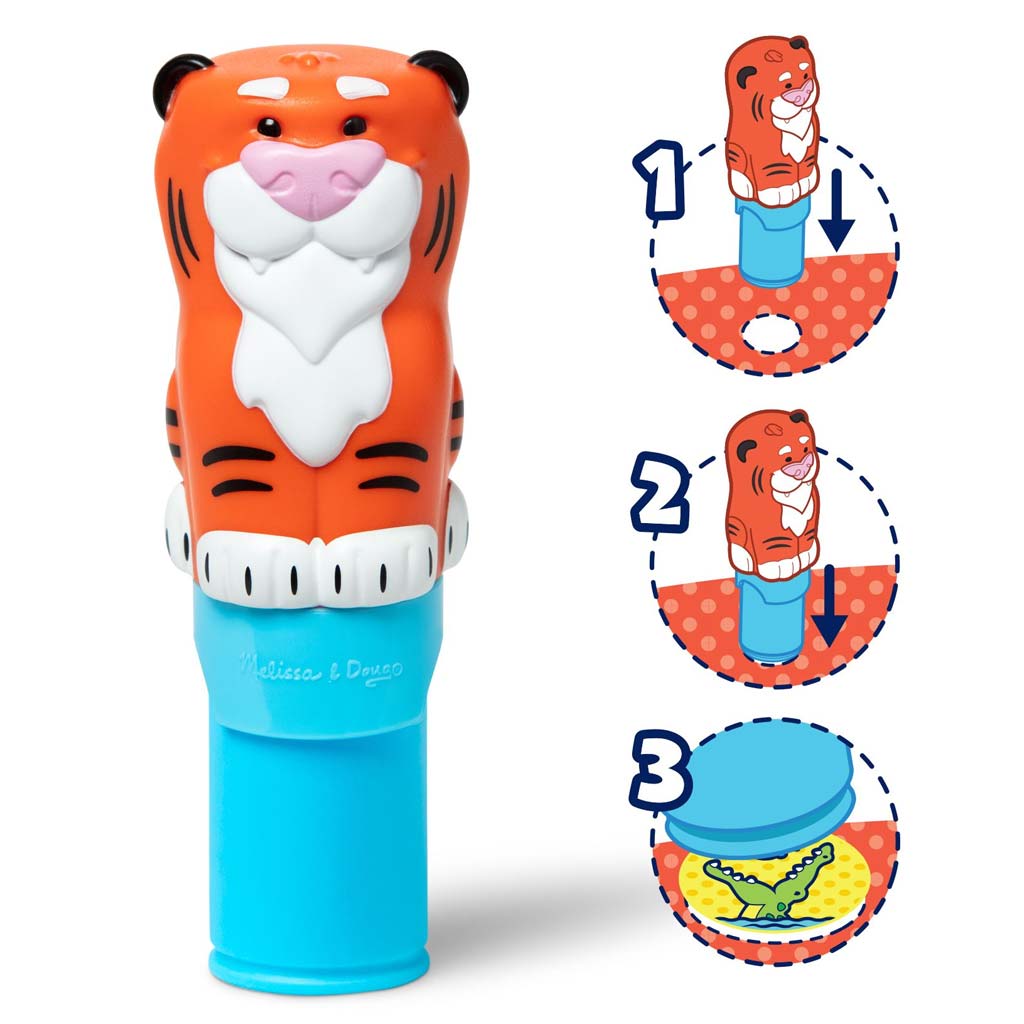 imagen de Melissa&Doug: Sticker WOW! Sello de pegatinas – Tigre – Spin Master 2