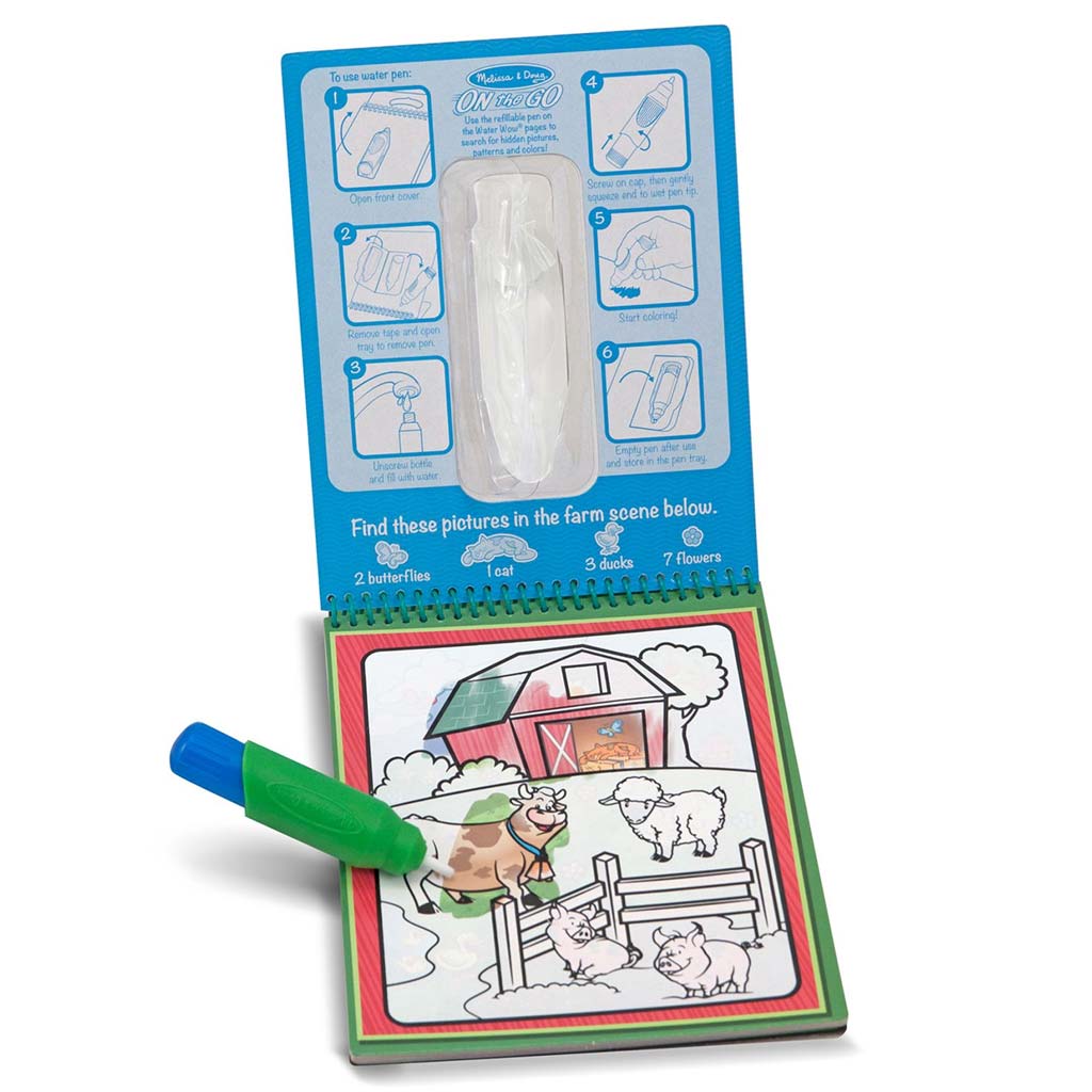 imagen de Melissa&Doug: Water WOW! Dibujo con agua - Animales – Spin Master 2
