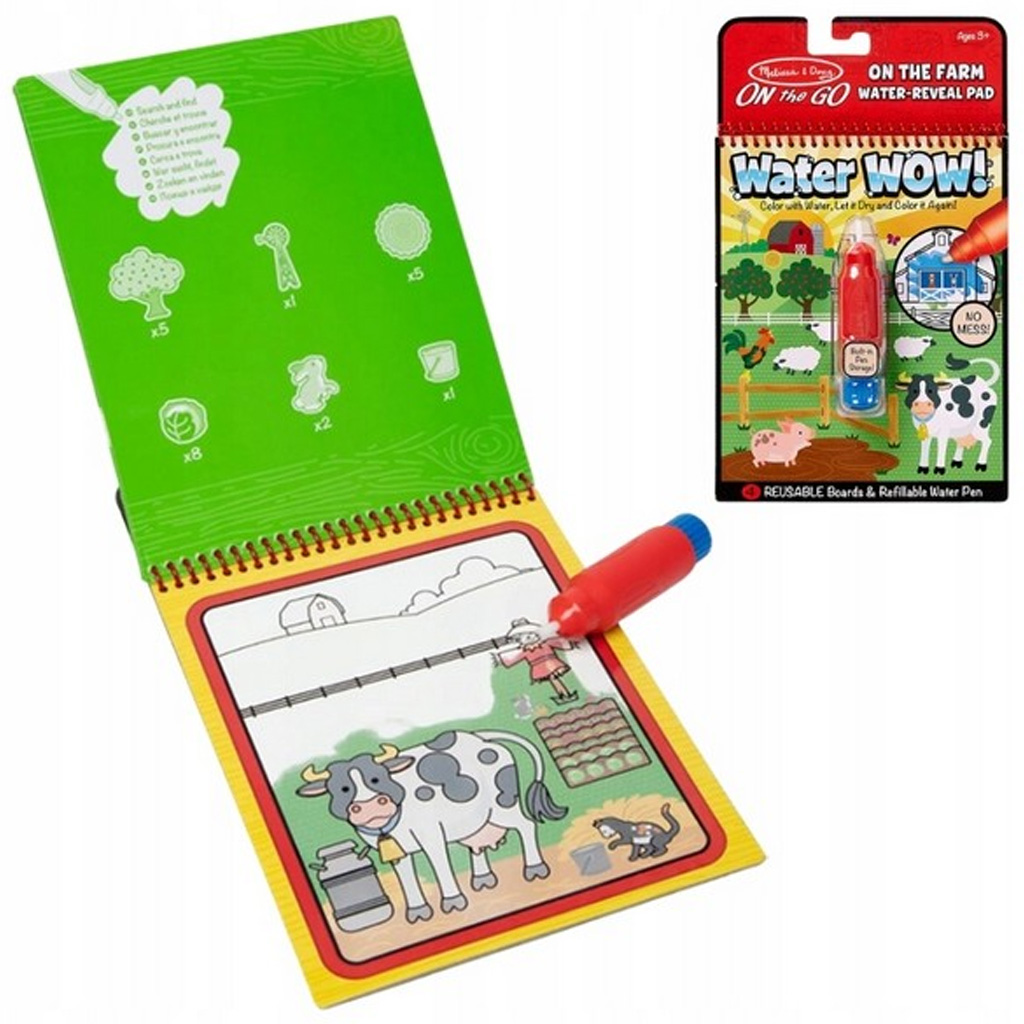 imagen de Melissa&Doug: Water WOW! dibujo con agua - Granja - Spin Master 2