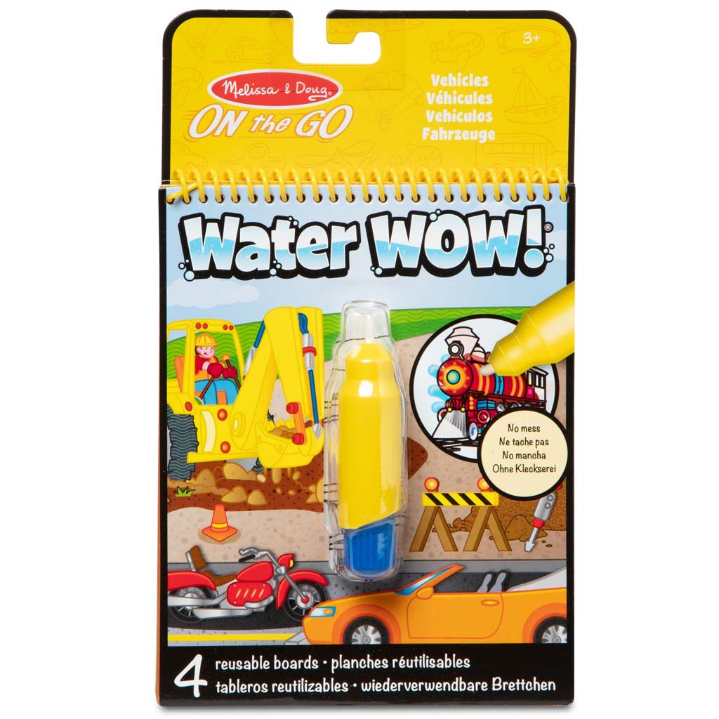 imagen de Melissa&Doug: Water WOW! Dibujo con agua - Vehículos – Spin Master 1