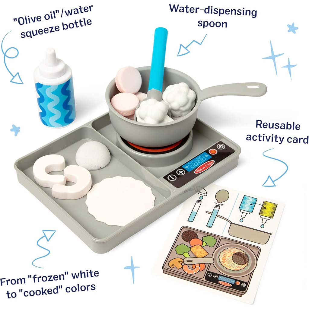 imagen de Melissa&Doug: Water Wow! - Simmer&Stir Set de Cocina - Spin Master 3