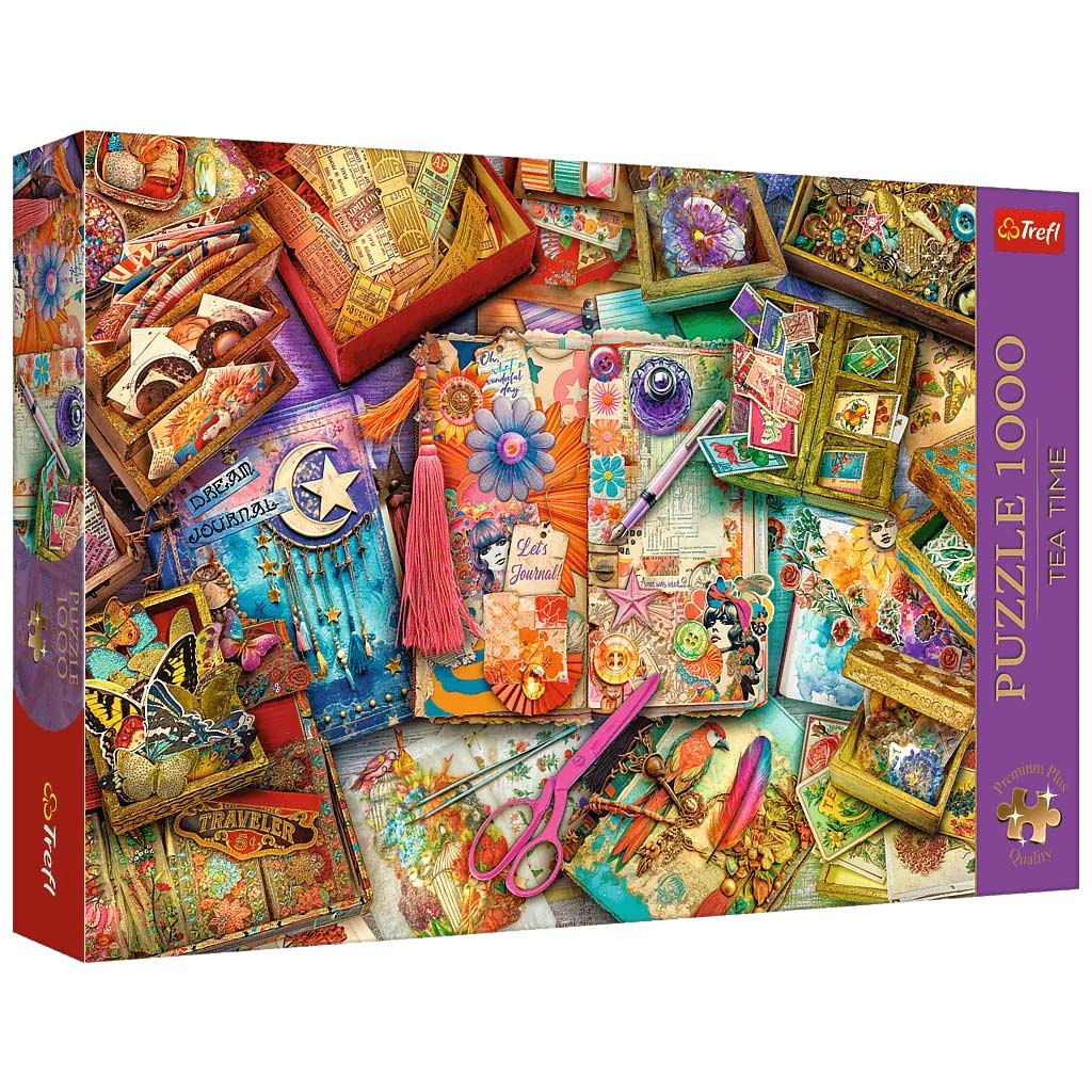imagen de Mesa creativa de 100 piezas Puzzle calidad Premium plus - Trefl 1