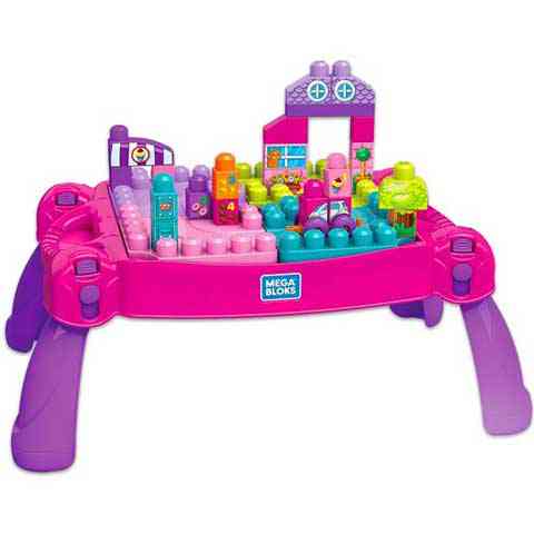 imagen de Mesa de construcción para niñas - Mega Bloks 2