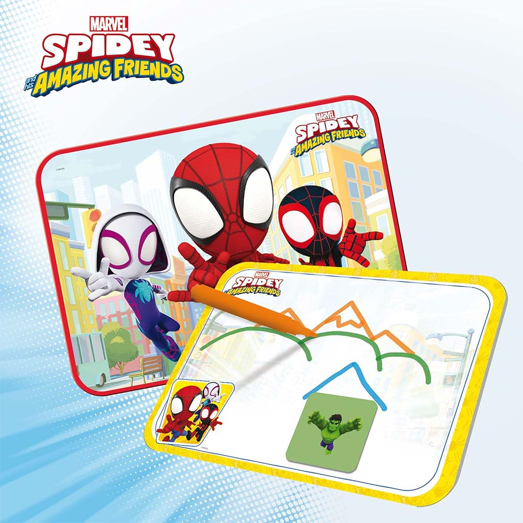 imagen de Mesa de juego de Spidey con 10 juegos educativos - Lisciani 2