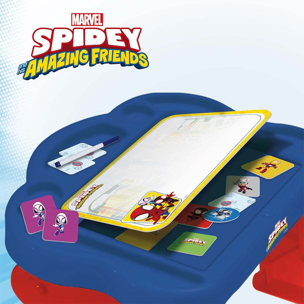 imagen de Mesa de juego de Spidey con 10 juegos educativos - Lisciani 4