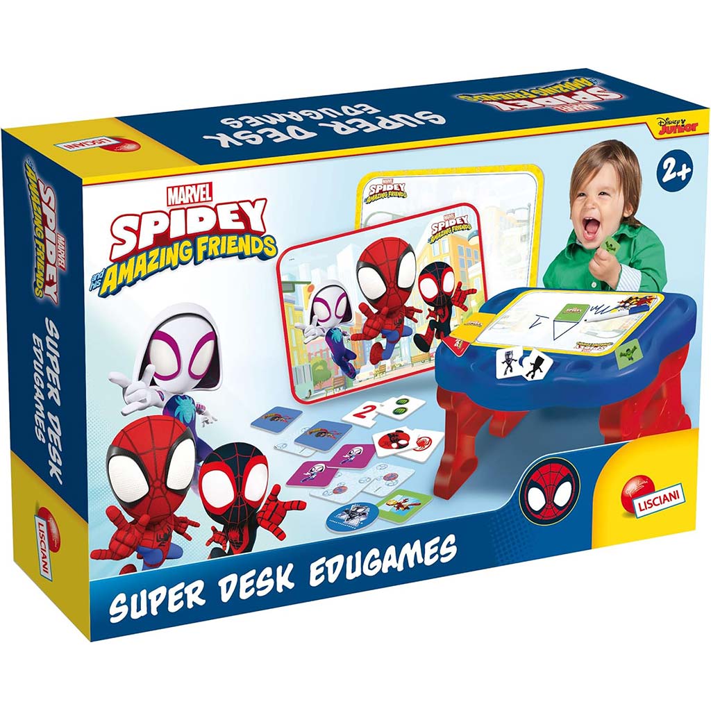 imagen de Mesa de juego de Spidey con 10 juegos educativos - Lisciani 1