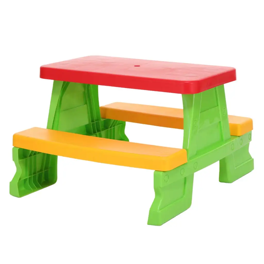 imagen de Mesa de picnic verde 70x79x47cm 1